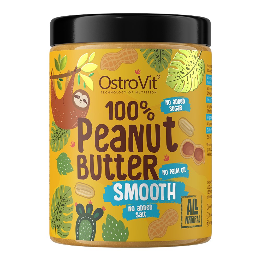 Ostrovit 100% Krämigt Jordnötssmör 1000 g