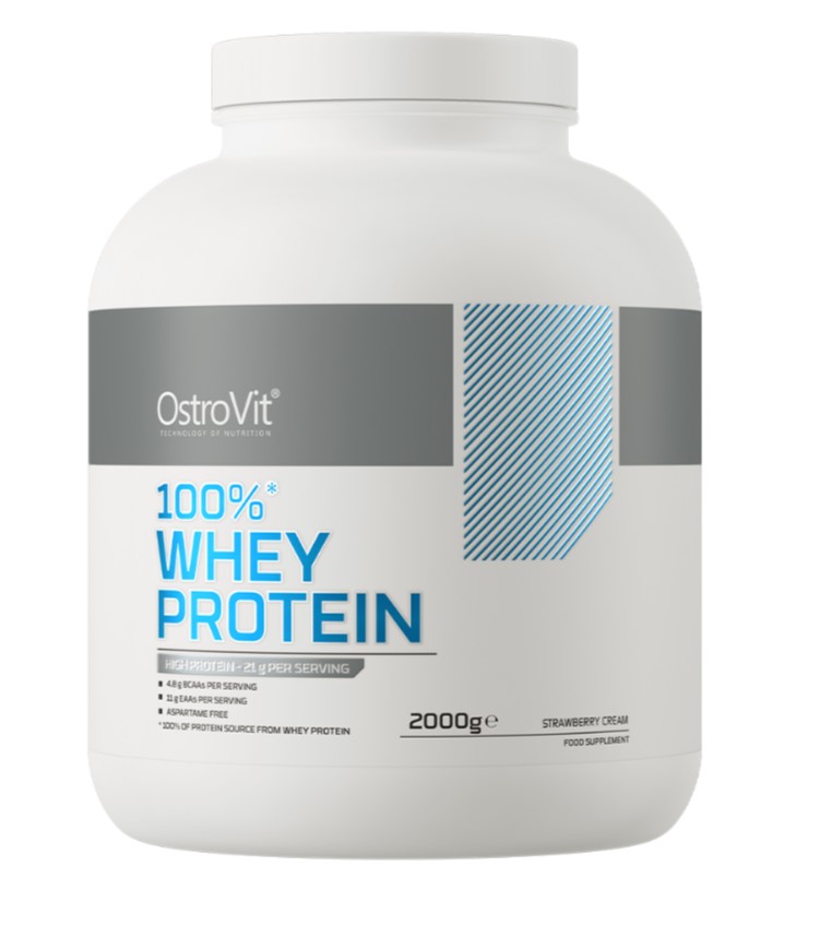 Ostrovit 100% Whey Protein – Jordgubbskräm