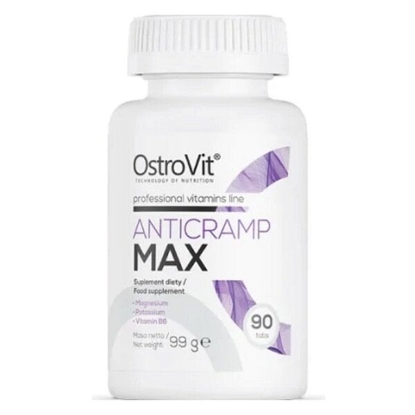 Ostrovit Anticramp Max – 90 Tabletter för Normal Muskelfunktion