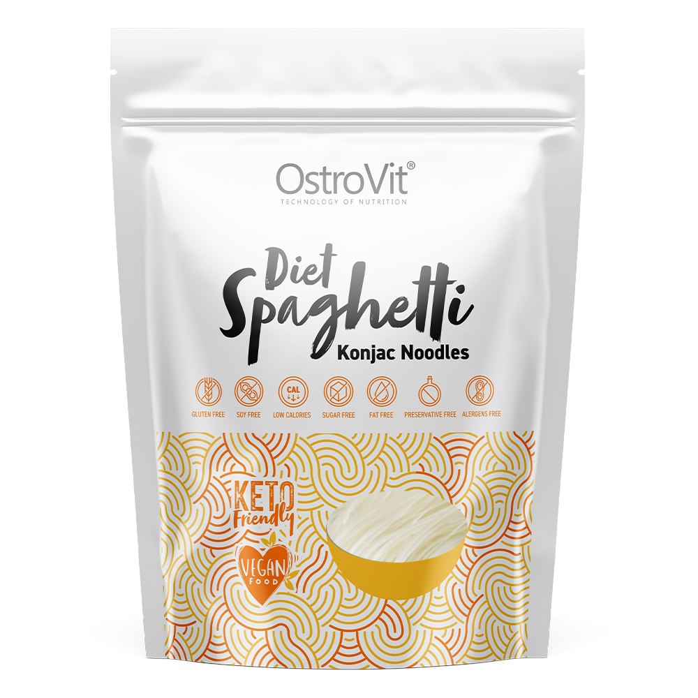 Ostrovit Diet Konjac Spaghetti – Kalorisnål Pasta 400 g