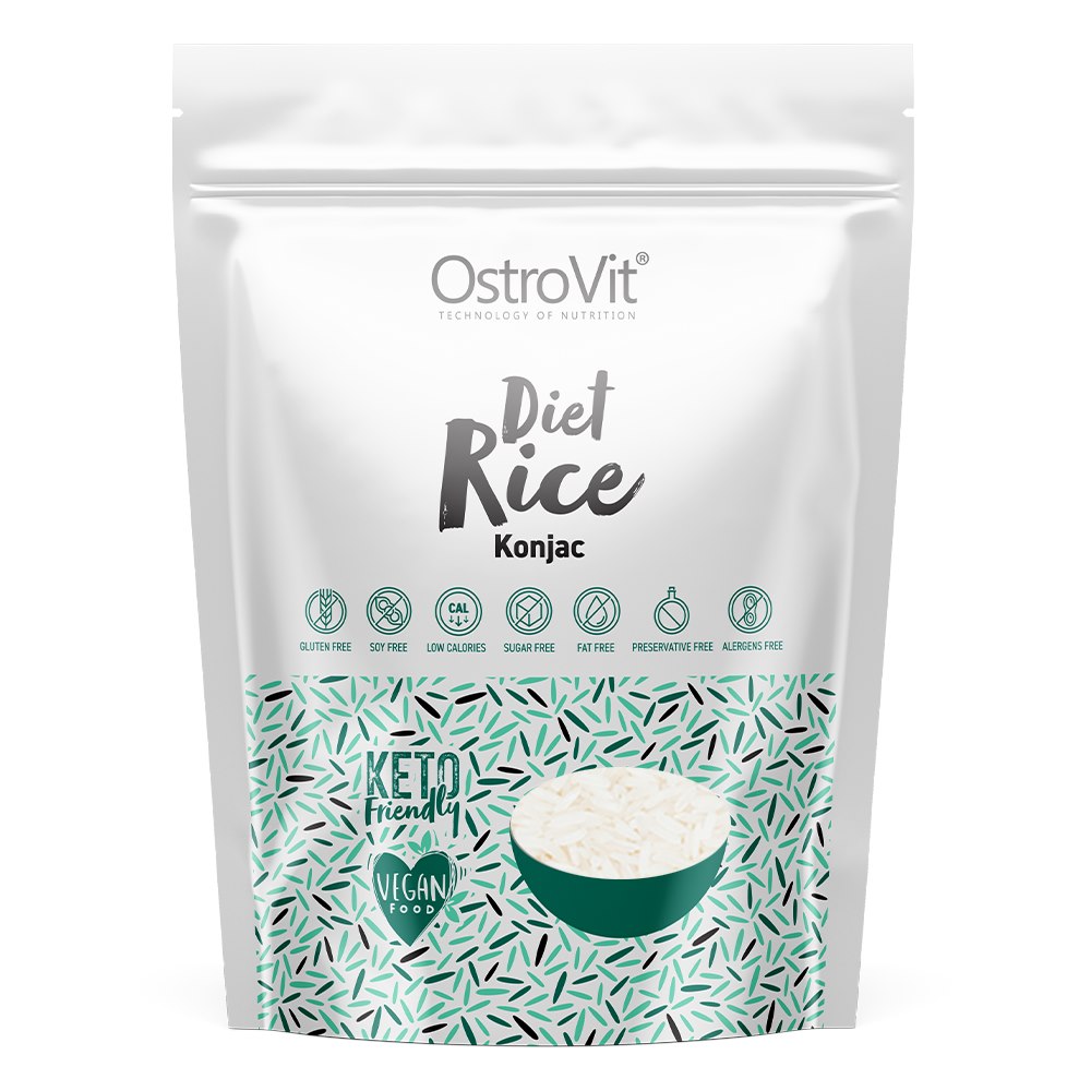 Ostrovit Diet Rice Konjac 400g – Lågkalori Konjakris