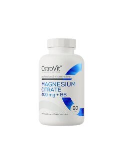 Ostrovit - Magnesiumcitrat 400 mg + B6 + 90 tabletter