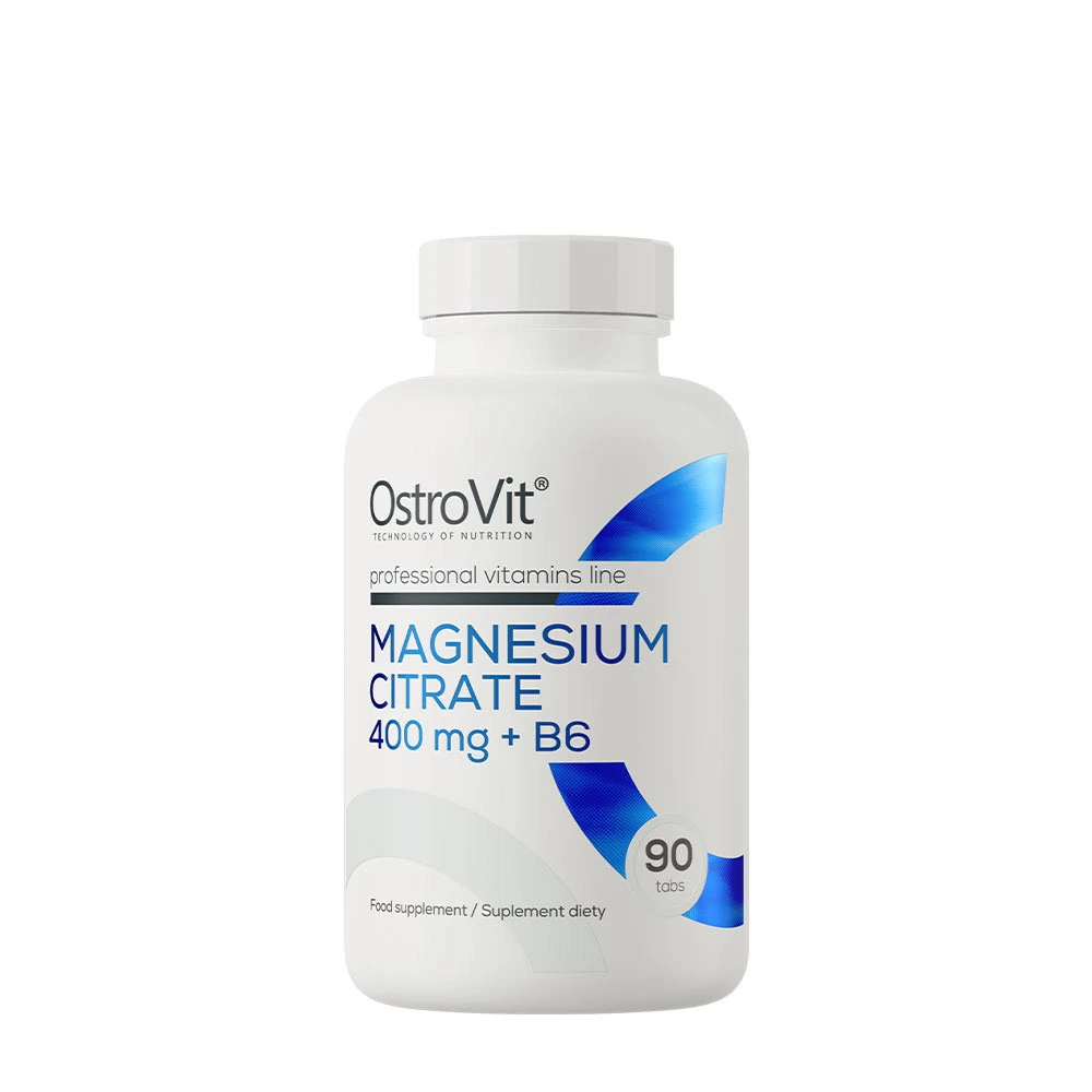 Ostrovit - Magnesiumcitrat 400 mg + B6 + 90 tabletter