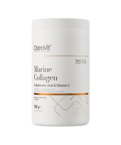 Ostrovit Marine Collagen med Hyaluronsyra och Vitamin C – Mango & Ananas – 500g