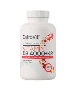 Ostrovit Vitamin D3 4000 IE + K2 – 110 tabletter