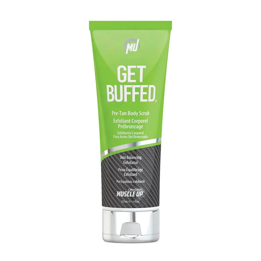 Pro-Tan - Get Buffed Före solning Kroppsskrubb och hudbalanserande peeling + 237 ml