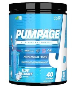 Pumpage - Blå Slush + 400 g