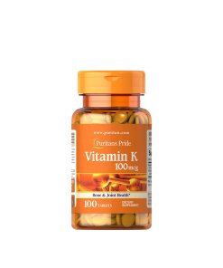Puritan's Pride - K-vitamin 100 µg + 100 tabletter