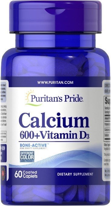 Puritan's Pride - Kalcium + Vitamin D3