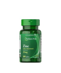 Puritan's Pride - Zink 25 mg + 100 tabletter