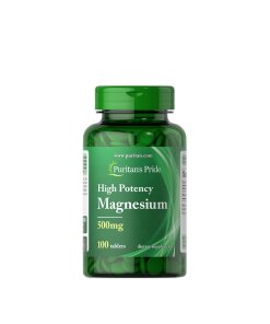 Puritan's Pride - magnesium 500 mg + 100 tabletter