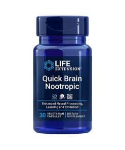 Quick Brain Nootropic – Kognitiv Support – 30 vcaps