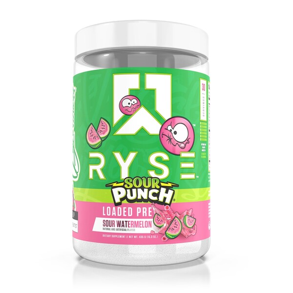 RYSE - Fulladdad pre-workout sur vattenmelon + 435 g