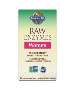 Raw Enzymes Women – Matsmältningsenzymer för kvinnor – 90 vcaps