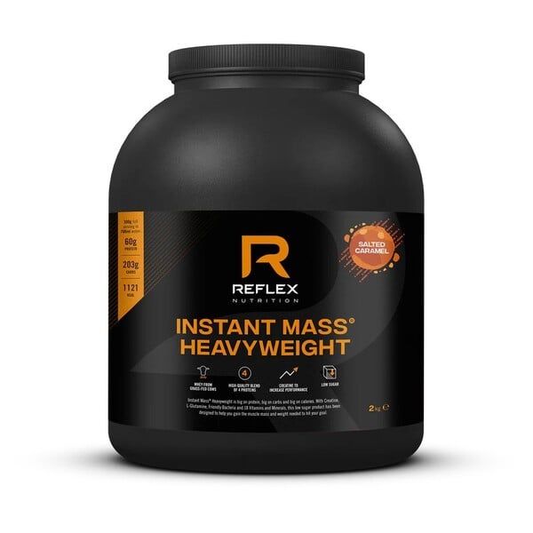 Reflex Nutrition - Instant Mass Heavyweight saltad karamell + 2000 g