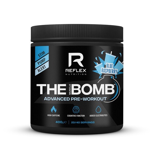 Reflex Nutrition - Muscle Bomb Blå Hallon + 400 g