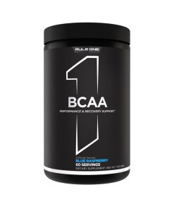 Rule One BCAA Blue Raspberry – Aminosyrapulver med Blåhallonsmak – 510g
