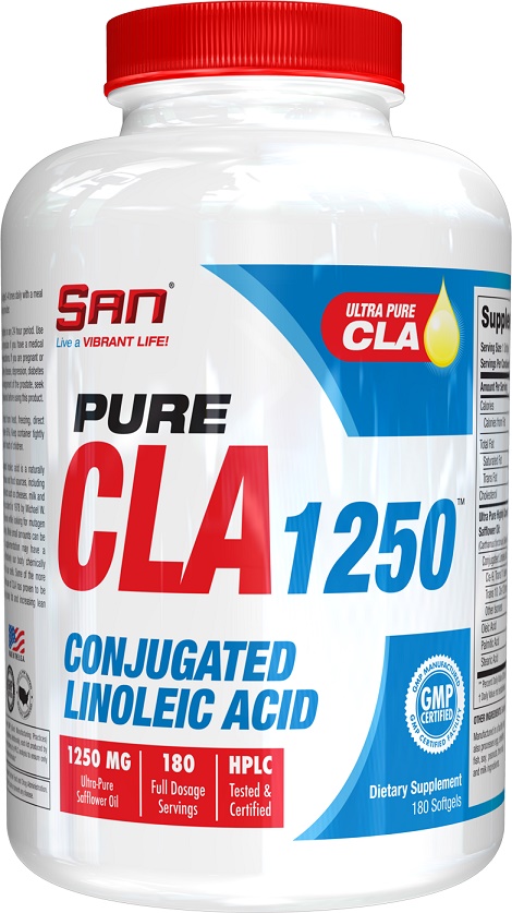 SAN - Ren CLA 1250 + 180 mjuka gelkapslar
