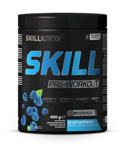 Skill Nutrition - Före träning blå hallonsmak + 400 g