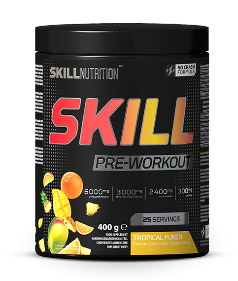 Skill Nutrition - Inför träningspasset tropisk punch + 400 g
