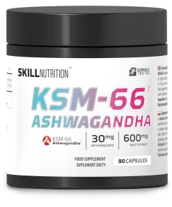 Skill Nutrition - KSM-66 Ashwagandha-extrakt + 90 veganska kapslar