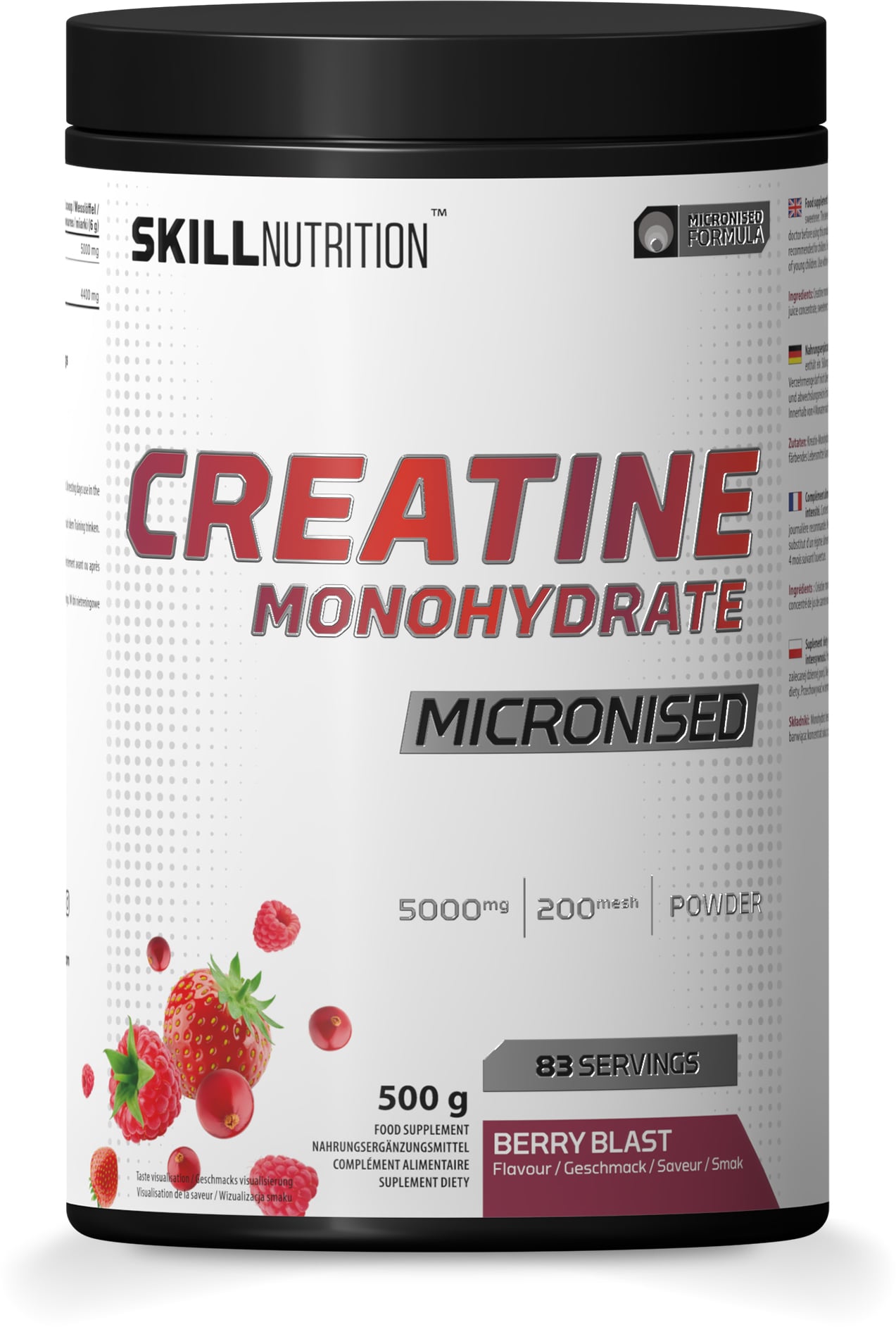 Skill Nutrition - Mikroniserad Kreatinmonohydrat