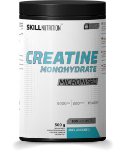 Skill Nutrition - Mikroniserad kreatinmonohydrat naturell + 500 g