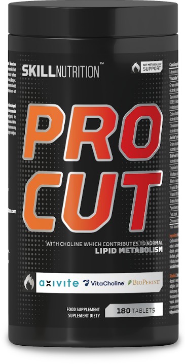 Skill Nutrition - Pro Cut Fettmetabolismstöd + 180 tabletter