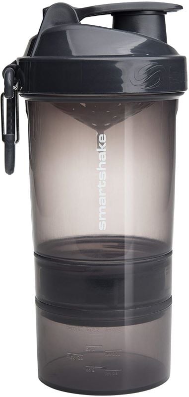 SmartShake - Original2Go Gunsmoke Black + 600 ml