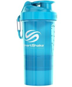 SmartShake - Original2Go Neonblå + 600 ml