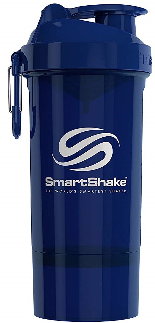SmartShake - Original2Go One marinblå + 800 ml
