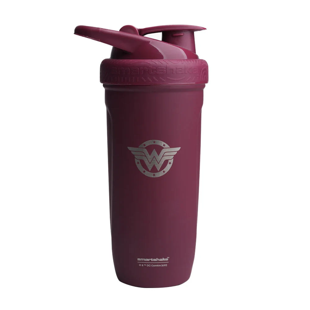 SmartShake - rostfritt stål DC Comics Wonder Woman-shaker + 900 ml