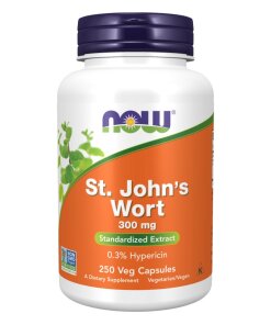 St. John's Wort 300mg – 250 vegetabiliska kapslar