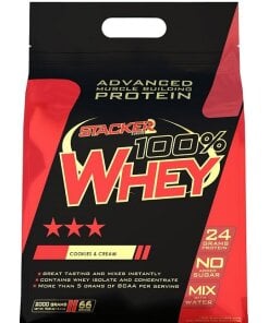 Stacker2 Europe - 100% vassleprotein kakor och grädde + 2000 g