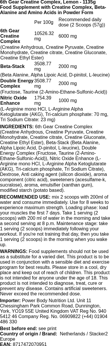apelsinsmak + 1135 g