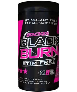 Stacker2 Europe - Black Burn Stimfri + 90 kapslar