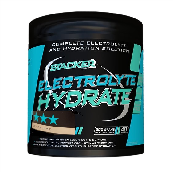 Stacker2 Europe - Elektrolytdryck Citron-lime-smak + 300 g