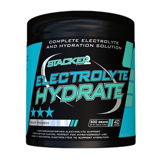 Stacker2 Europe - Elektrolytdryck Fruktpunch + 300g