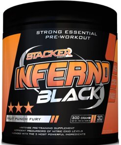 Stacker2 Europe - Inferno Svart Fruktpunch Fury + 300g