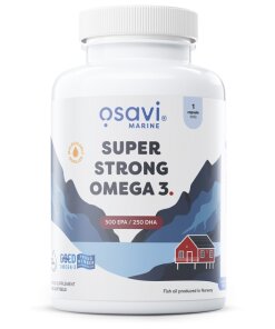 Super Strong - Omega-3 500 mg EPA / 250 mg DHA + 120 mjuka gelkapslar