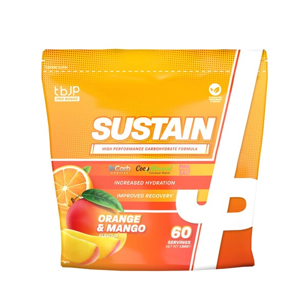 Sustain – Energidryck med Apelsin & Mango-smak