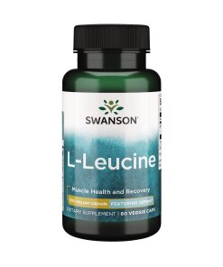 Swanson - AjiPure L-leucin + 60 vegetariska kapslar