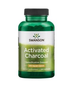 Swanson - Aktivt kol 260 mg + 120 kapslar