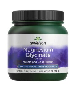 Swanson - Albion magnesiumglycinatpulver + 150 g