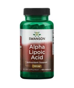 Swanson - Alfa-liponsyra 100 mg + 120 kapslar