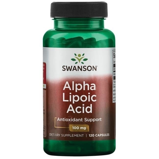 Swanson - Alfa-liponsyra 100 mg + 120 kapslar
