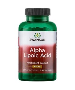 Swanson - Alfa-liponsyra 300 mg + 120 kapslar