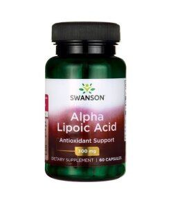 Swanson - Alfa-liponsyra 300 mg + 60 kapslar