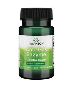 Swanson - Antigasenzym + 90 kapslar