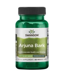 Swanson - Arjuna-bark 500 mg + 60 vegetariska kapslar